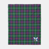 Scotts Calder Tartan Kariert Fleecedecke (Vorderseite)