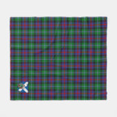 Scotts Calder Tartan Kariert Fleecedecke (Vorderseite (Horizontal))