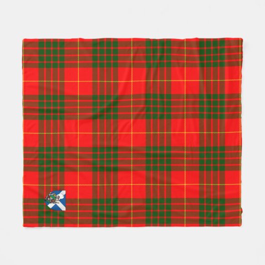 Scotts Cameron Modern Tartan Kariert Fleecedecke (Vorderseite (Horizontal))