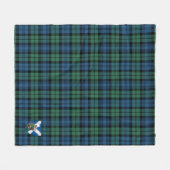 Scotts Campbell Ancient Tartan Kariert Fleecedecke (Vorderseite (Horizontal))