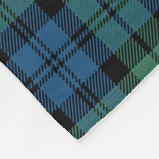 Scotts Campbell Ancient Tartan Kariert Fleecedecke (Ecke)