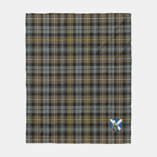 Scotts Campbell Argyll Weathered Tartan Kariert Fleecedecke (Vorderseite)