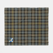 Scotts Campbell Argyll Weathered Tartan Kariert Fleecedecke (Vorderseite (Horizontal))