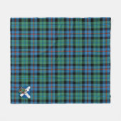 Scotts Campbell von Cawdor Ancient Tartan Kariert Fleecedecke (Vorderseite (Horizontal))