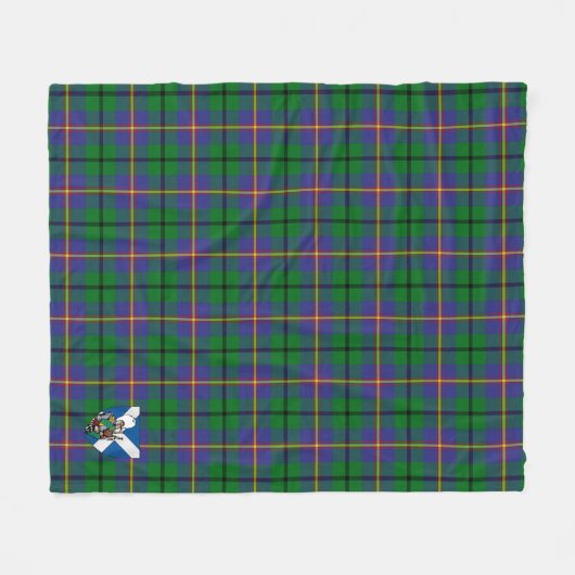Scotts Carmichael Tartan Kariert Fleecedecke (Vorderseite (Horizontal))
