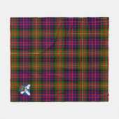 Scotts Carnegie Modern Tartan Kariert Fleecedecke (Vorderseite (Horizontal))