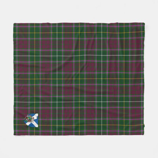 Scotts Carruthers Tartan Kariert Fleecedecke (Vorderseite (Horizontal))