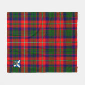 Scotts Charteris Tartan Kariert Fleecedecke (Vorderseite (Horizontal))