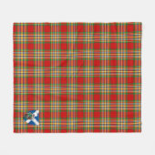 Scotts Chattan Tartan Kariert Fleecedecke (Vorderseite (Horizontal))