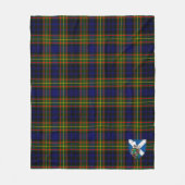 Scotts Clelland Tartan Kariert Fleecedecke (Vorderseite)