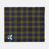 Scotts Clelland Tartan Kariert Fleecedecke (Vorderseite (Horizontal))