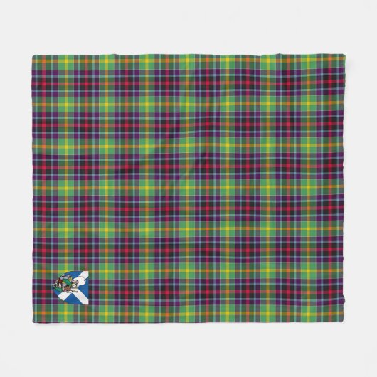 Scotts Clephane Tartan Kariert Fleecedecke (Vorderseite (Horizontal))