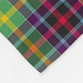 Scotts Clephane Tartan Kariert Fleecedecke (Ecke)