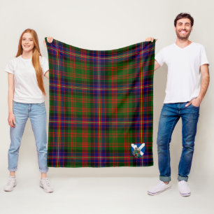 Scotts Cochrane Modern Tartan Kariert Fleecedecke