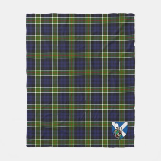 Scotts Colquhoun Tartan Kariert Fleecedecke (Vorderseite)