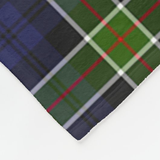 Scotts Colquhoun Tartan Kariert Fleecedecke (Ecke)