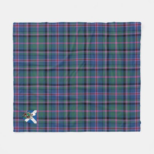 Scotts Cooper Ancient Tartan Kariert Fleecedecke (Vorderseite (Horizontal))