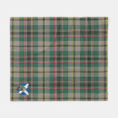 Scotts Craig Ancient Tartan Kariert Fleecedecke (Vorderseite (Horizontal))