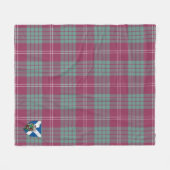 Scotts Crawford Ancient Tartan Kariert Fleecedecke (Vorderseite (Horizontal))