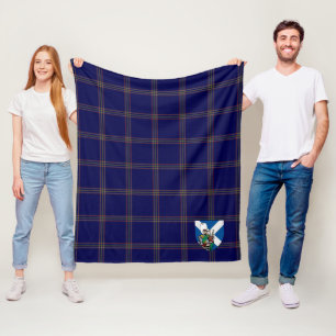 Scotts Crichton Tartan Kariert Fleecedecke