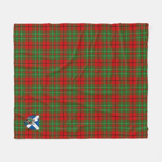 Scotts Cumming Tartan Kariert Fleecedecke (Vorderseite (Horizontal))