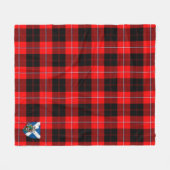 Scotts Cunningham Modern Tartan Kariert Fleecedecke (Vorderseite (Horizontal))