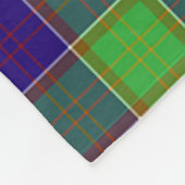 Scotts Dalrymple Tartan Kariert Fleecedecke (Ecke)