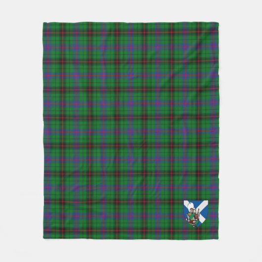 Scotts Davidson Tartan Kariert Fleecedecke (Vorderseite)