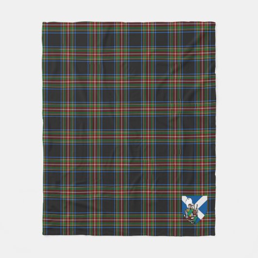 Scotts Denniston Tartan Kariert Fleecedecke (Vorderseite)