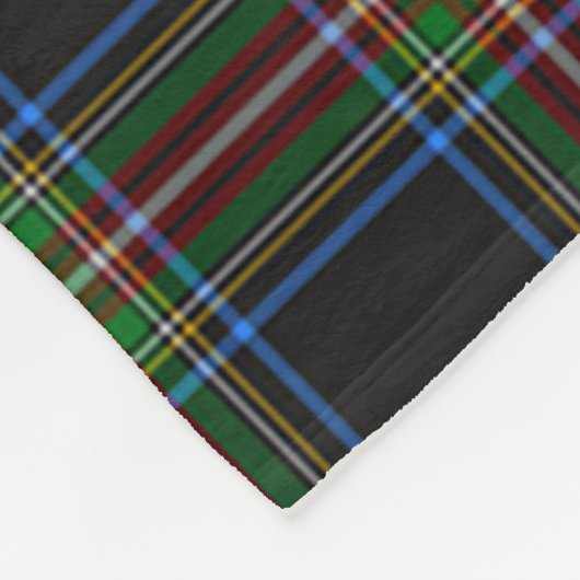 Scotts Denniston Tartan Kariert Fleecedecke (Ecke)