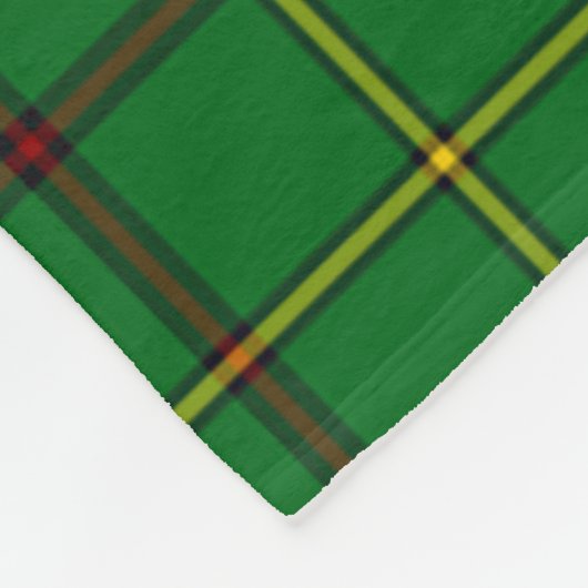 Scotts Don Tartan Kariert Fleecedecke (Ecke)