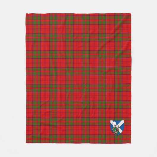 Scotts Drummond Tartan Kariert Fleecedecke (Vorderseite)