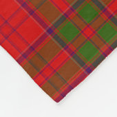Scotts Drummond Tartan Kariert Fleecedecke (Ecke)