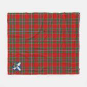 Scotts Drummond von Perth Tartan Kariert Fleecedecke (Vorderseite (Horizontal))