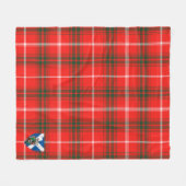 Scotts Duke von Rothesay Tartan Kariert Fleecedecke (Vorderseite (Horizontal))
