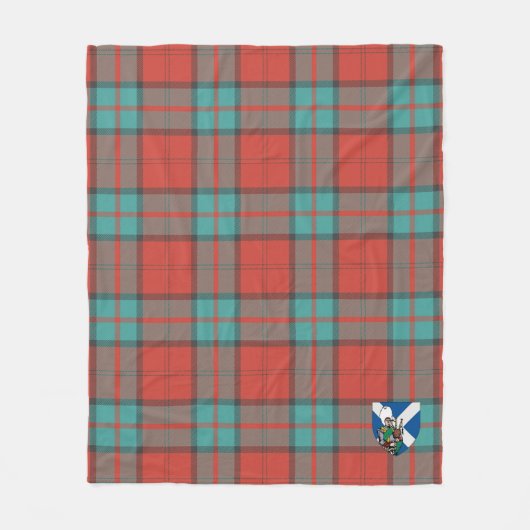 Scotts Dunbar Ancient Tartan Kariert Fleecedecke (Vorderseite)