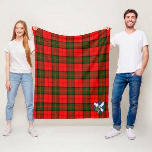 Scotts Dunbar Modern Tartan Kariert Fleecedecke