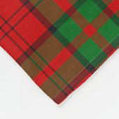 Scotts Dunbar Tartan Kariert Fleecedecke (Ecke)