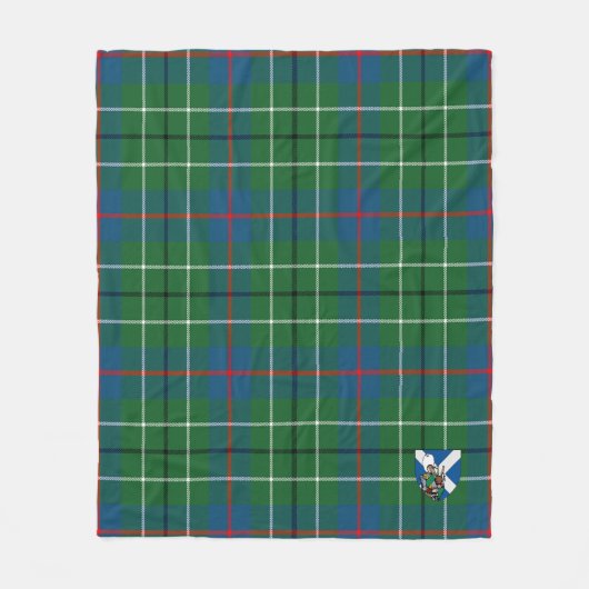 Scotts Duncan Ancient Tartan Kariert Fleecedecke (Vorderseite)