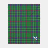 Scotts Duncan Tartan Kariert Fleecedecke (Vorderseite)