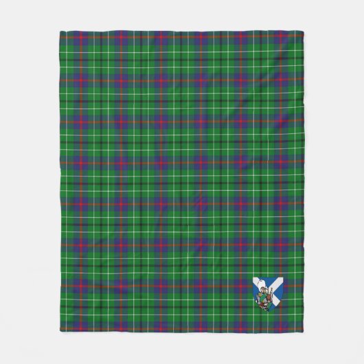 Scotts Duncan Tartan Kariert Fleecedecke (Vorderseite)