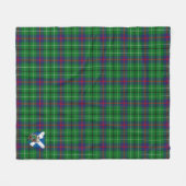 Scotts Duncan Tartan Kariert Fleecedecke (Vorderseite (Horizontal))