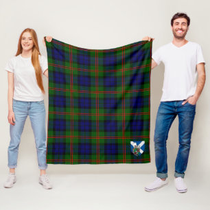 Scotts Dundas Tartan Kariert Fleecedecke