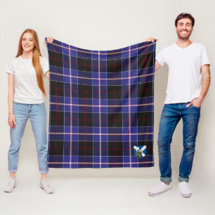 Scotts Dunlop Modern Tartan Kariert Fleecedecke