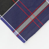 Scotts Dunlop Modern Tartan Kariert Fleecedecke (Ecke)