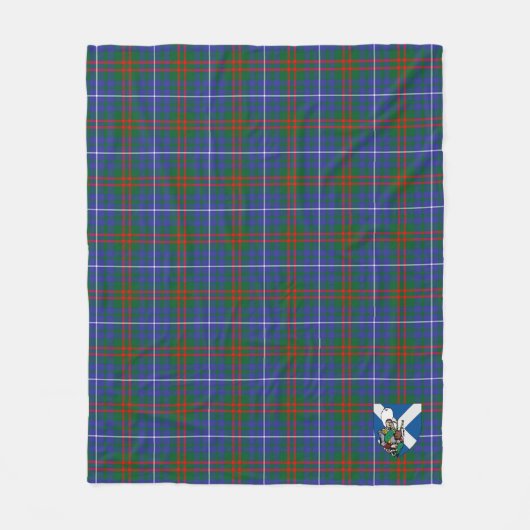 Scotts Edmonstone Tartan Kariert Fleecedecke (Vorderseite)