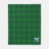 Scotts Erskine Hunting Tartan Kariert Fleecedecke (Vorderseite)