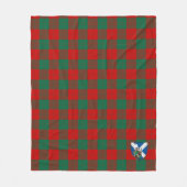 Scotts Erskine Tartan Kariert Fleecedecke (Vorderseite)