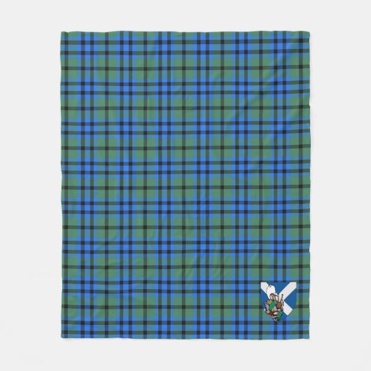 Scotts Falconer Tartan Kariert Fleecedecke (Vorderseite)