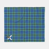 Scotts Falconer Tartan Kariert Fleecedecke (Vorderseite (Horizontal))